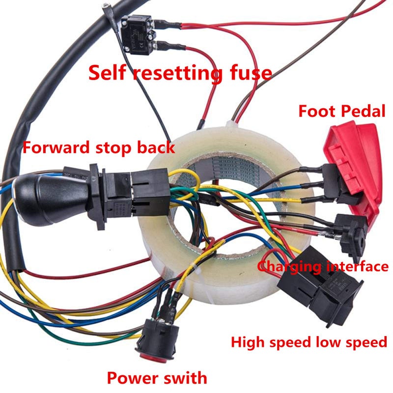 weelye Children Electric Car DIY Accessories Wires and Gearbox,Self-Made Toy Car of Partsï¼Œ for Electric Car Kids Ride on Toys - Image 4